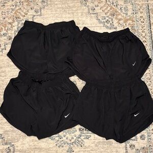 Nike Black Running Shorts Bundle